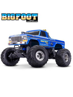 TRAXXAS BIGFOOT CLASSIC 4X2 MONSTER TRUCK BRUSHED / USB CHARGER 36234-8-CLASSIC