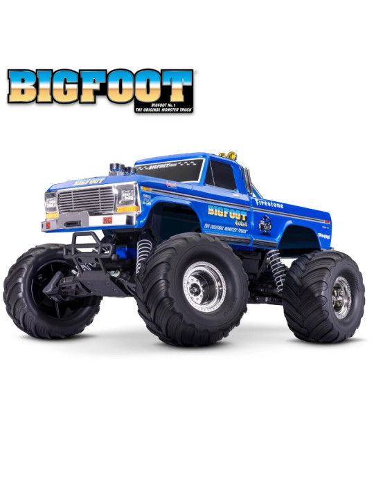 TRAXXAS BIGFOOT CLASSIC 4X2 MONSTER TRUCK BRUSHED / USB CHARGER 36234-8-CLASSIC