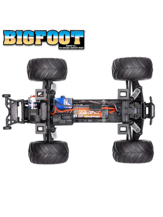 TRAXXAS BIGFOOT CLASSIC 4X2 MONSTER TRUCK BRUSHED ACCUS / CHARGEUR USB 36234-8-CLASSIC