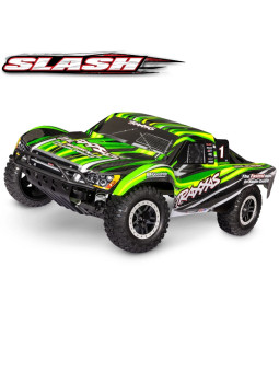 TRAXXAS SLASH 4X2 BRUSHED WITH BATTERY / CHARGER USB HD 58234-8