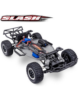 TRAXXAS SLASH 4X2 BRUSHED AVEC ACCUS / CHARGEUR USB HD 58234-8