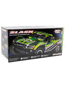 TRAXXAS SLASH 4X2 BRUSHED AVEC ACCUS / CHARGEUR USB HD 58234-8