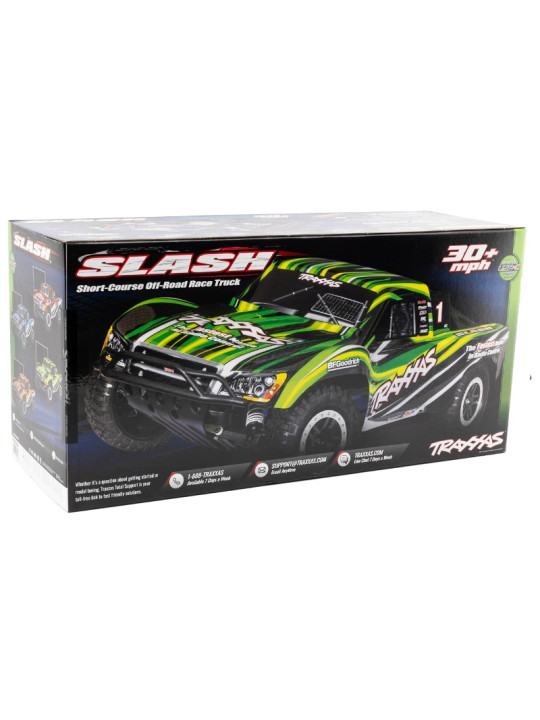 TRAXXAS SLASH 4X2 BRUSHED AVEC ACCUS / CHARGEUR USB HD 58234-8