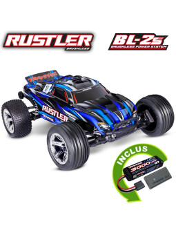 TRAXXAS RUSTLER 2WD BL-2S CLIPLESS RTR 3754-4