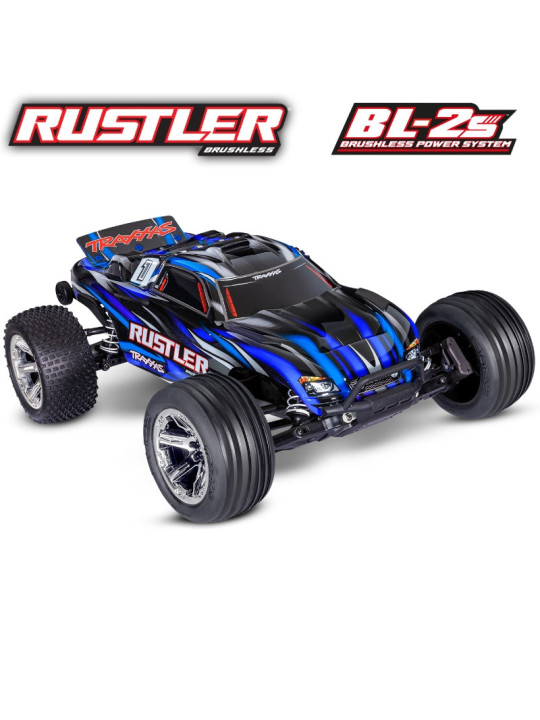 TRAXXAS RUSTLER 2WD BL-2S CLIPLESS RTR 3754-4