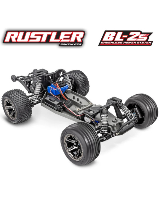 TRAXXAS RUSTLER 2WD BL-2S CLIPLESS RTR 3754-4