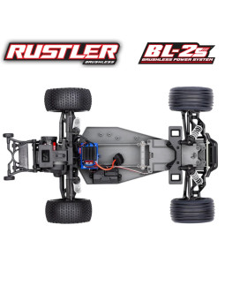 TRAXXAS RUSTLER 2WD BL-2S CLIPLESS RTR 3754-4
