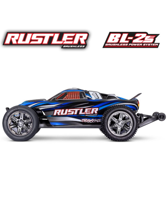 TRAXXAS RUSTLER 2WD BL-2S CLIPLESS RTR 3754-4