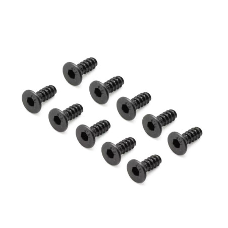 KYOSHO TP HEX FLAT HEAD SCREWS M3X8MM (10) 1-S33008TPH