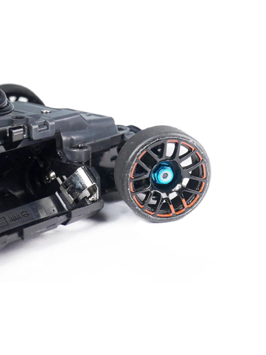 KOSWORK ECROUS DE ROUE NYLSTOP ALU BLEUS M2 EPAULÉS (5) MINI-Z SERIES KOS04371-1F