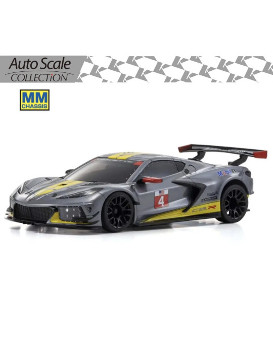 KYOSHO AUTOSCALE MINI-Z CHEVROLET CORVETTE C8R GUN METAL (W-MM) MZP244GM