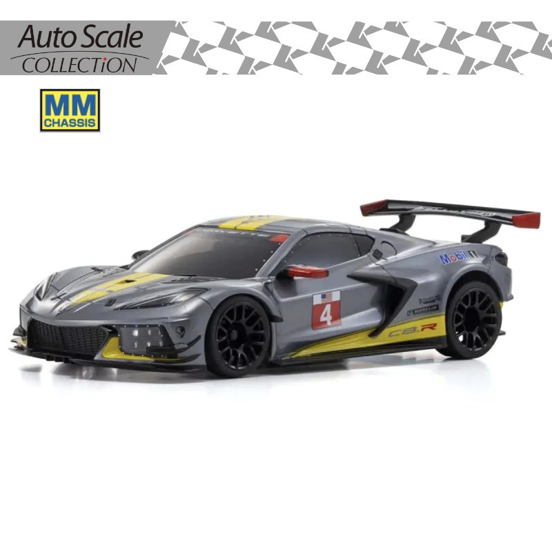 KYOSHO AUTOSCALE MINI-Z CHEVROLET CORVETTE C8R GUN METAL (W-MM) MZP244GM