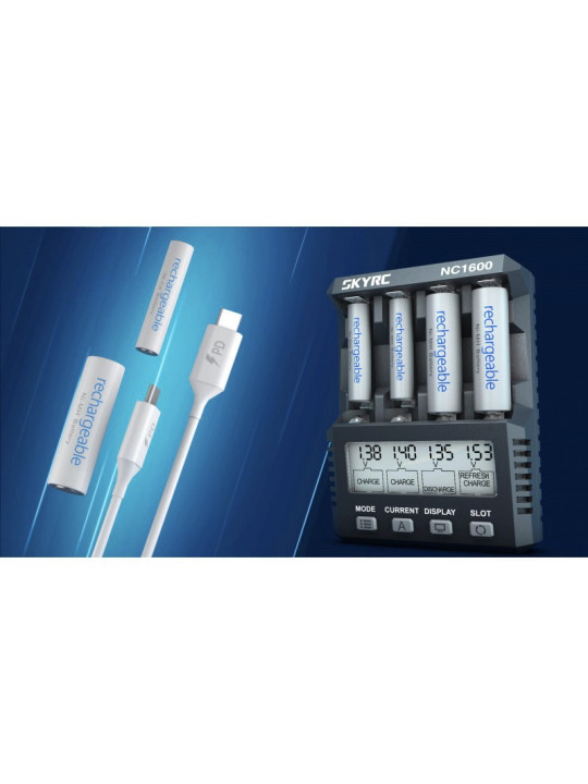 SKYRC NC1600 NIMH 4xAA/AAA BATTERY CHARGER SK-100191