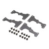 KYOSHO RENFORTS CARBONE DE TRIANGLES AVANT INFÉRIEUR INFERNO MP11 (4) IFW705