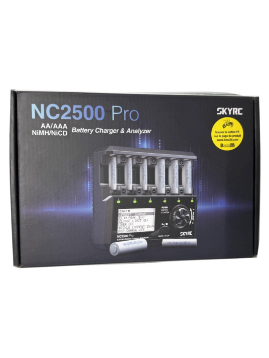 SKYRC NC2500 PRO AA/AAA BATTERY CHARGER 3A  & ANALYSER  SK100185-01