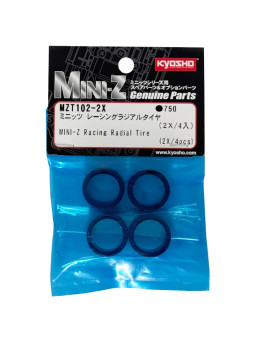 KYOSHO PNEUS MINI-Z RADIAL 2X SHORE (4) MZT102-2X