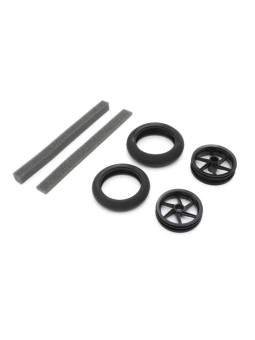 KYOSHO HANGING-ON RACER HIGH GRIP TYRES & WHEELS (2) GPTH103B