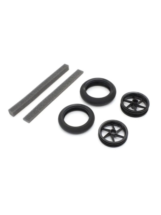 KYOSHO HANGING-ON RACER HIGH GRIP TYRES & WHEELS (2) GPTH103B