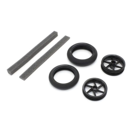 KYOSHO HANGING-ON RACER HIGH GRIP TYRES & WHEELS (2) GPTH103B