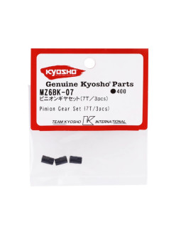 KYOSHO PIGNONS MOTEUR 7 DENTS MINI-Z (3) MZ6BK-07
