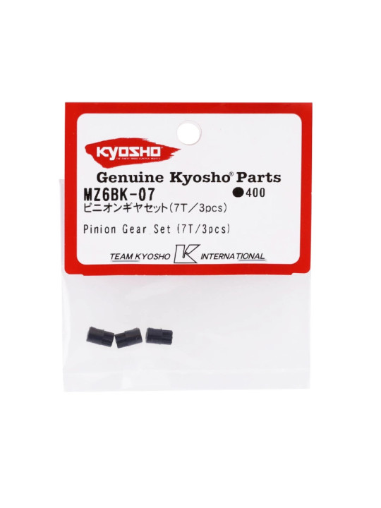 KYOSHO PIGNONS MOTEUR 7 DENTS MINI-Z (3) MZ6BK-07