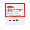 KYOSHO PIGNONS MOTEUR 8 DENTS MINI-Z (3) MZ6BK-08