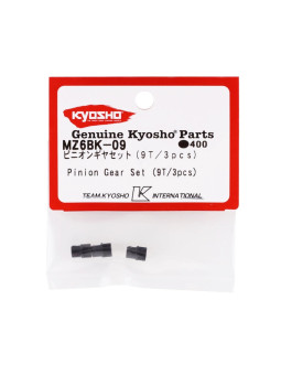 KYOSHO PIGNONS MOTEUR 9 DENTS MINI-Z (3) MZ6BK-09