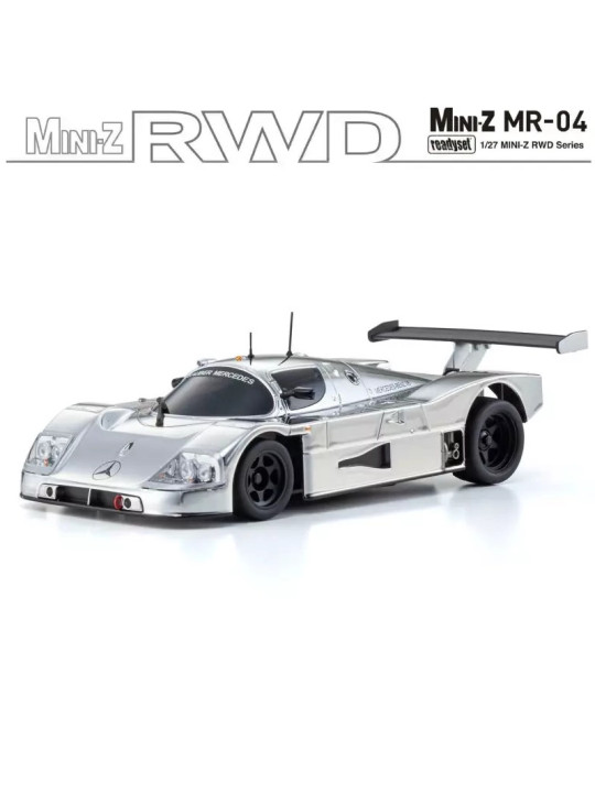KYOSHO MINI-Z MR04 RWD SAUBER MERCEDES C9 CHROME SILVER (W-LM W/GYRO) 32362CRG