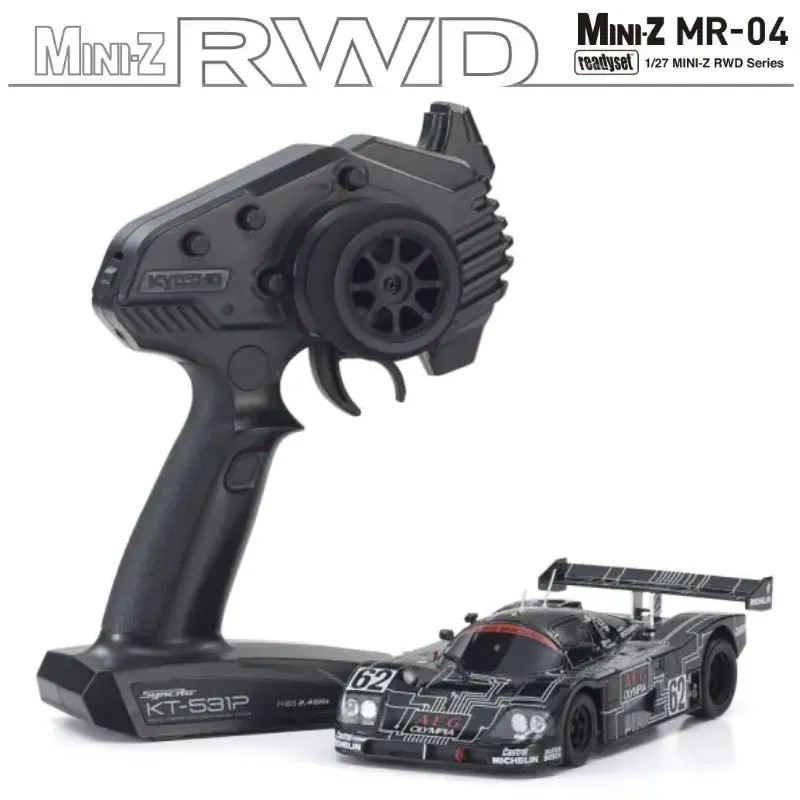 KYOSHO MINI-Z MR04 RWD SAUBER MERCEDES C9 NO62 AEG 1988 (W-LM/KT531P) 32362AG