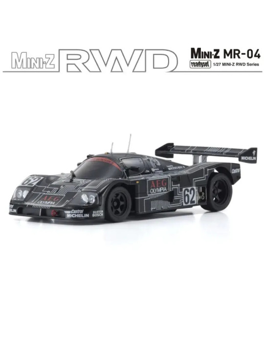 KYOSHO MINI-Z MR04 RWD SAUBER MERCEDES C9 NO62 AEG 1988 (W-LM/KT531P) 32362AG