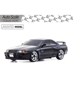 KYOSHO AUTOSCALE MINI-Z NISSAN SKYLINE R32 INITIAL-D BLACK (MA020N-L) MZP482ID