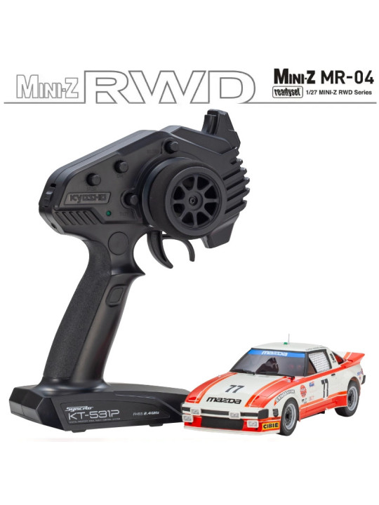 KYOSHO MINI-Z MR04 RWD MAZDA SAVANNA RX-7 DAYTONA'79 NO.77 (N-MM2/KT) 32365R