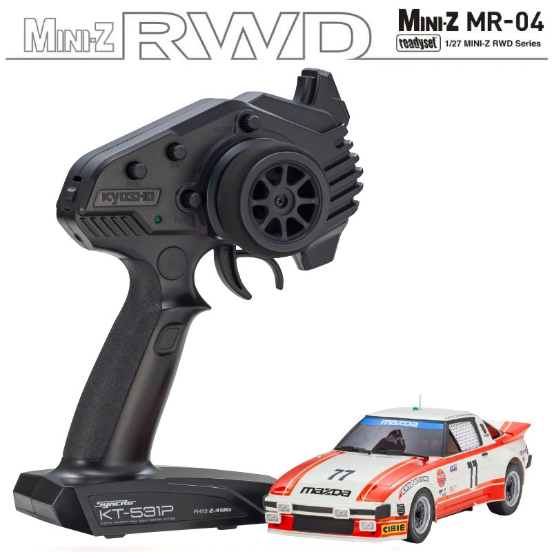 KYOSHO MINI-Z MR04 RWD MAZDA SAVANNA RX-7 DAYTONA'79 NO.77 (N-MM2/KT) 32365R
