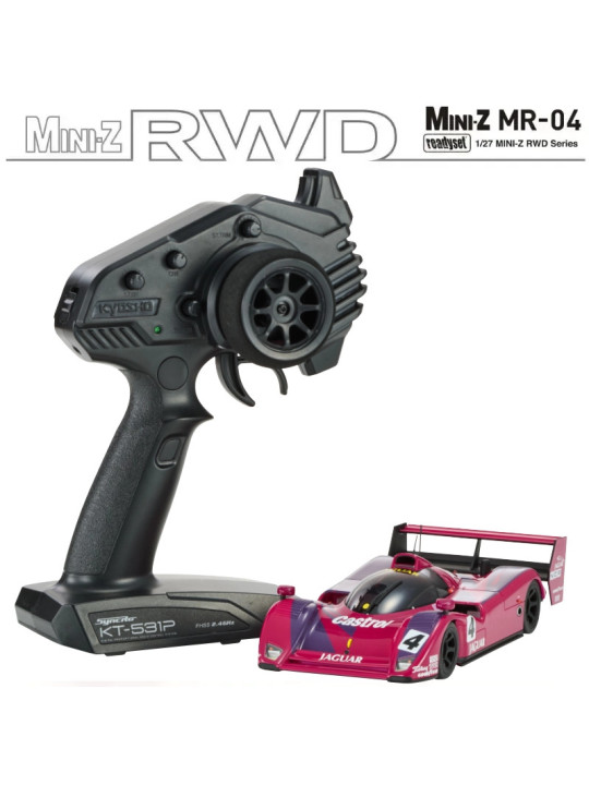 KYOSHO MINI-Z MR04 RWD JAGUAR XJR-14 LM 1991 NO.4 (W-LM/KT531P) 32369LE