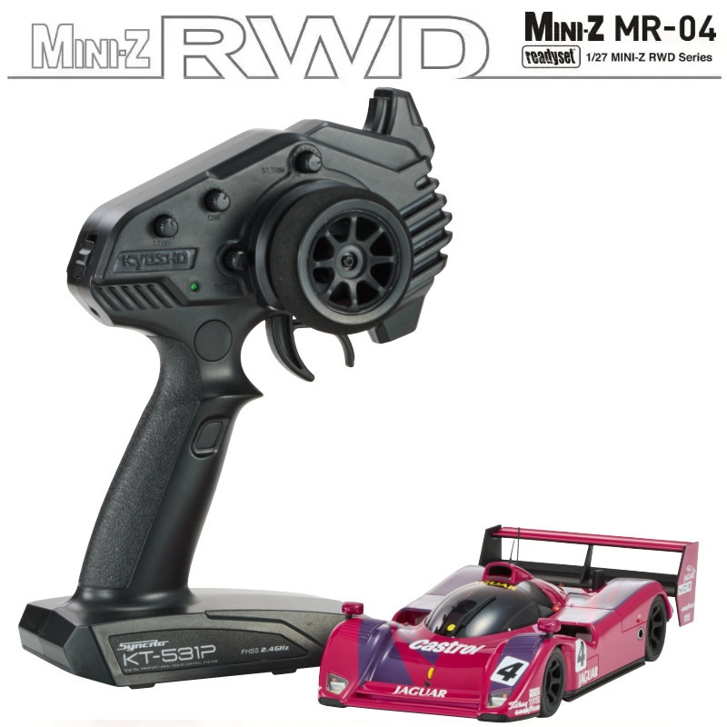 KYOSHO MINI-Z MR04 RWD JAGUAR XJR-14 LM 1991 NO.4 (W-LM/KT531P) 32369LE