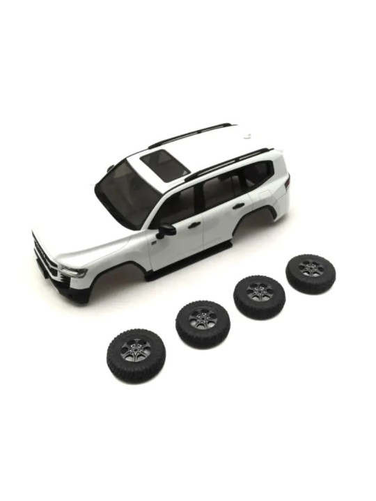 KYOSHO BODYSHELL TOYOTA LAND CRUISER 300 GR SPORT WHITE MINI-Z 4X4 MX01 MXBT13PW