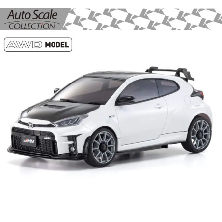 KYOSHO AUTOSCALE MINI-Z TOYOTA GRMN YARIS CIRCUIT PEARL WHITE (MA020) MZP470PW
