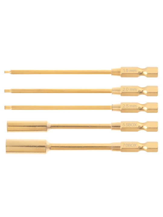 KAVAN ENSEMBLE DE 5 EMBOUTS HEXAGONAUX ET A DOUILLE KAV66.780