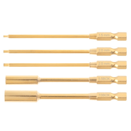 KAVAN ENSEMBLE DE 5 EMBOUTS HEXAGONAUX ET A DOUILLE KAV66.780