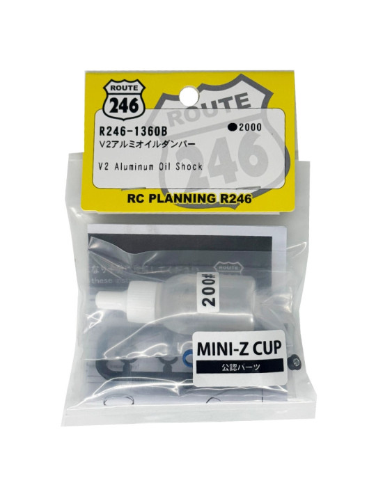 ROUTE 246 AMORTISSEUR HYDRAULIQUE V2 R246 KYOSHO MINI-Z MR03 - ALUMINIUM R246-1360B