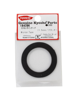 KYOSHO BLACK MICRON TAPE 1.5MM X 5M 1842BK