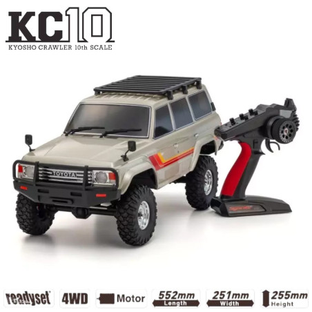 KYOSHO KC10 TOYOTA LAND CRUISER 60 CRAWLER 4WD 1:10 READYSET 34801T1