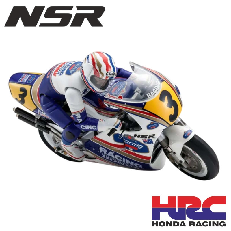 KYOSHO MOTO HANGING ON RACER HONDA NSR 1991 1:8 KIT 34932B