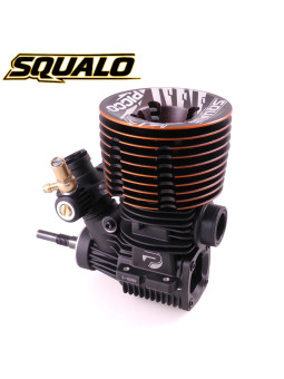 PICCO SQUALO DLC OFF ROAD ENGINE .21 CERAMIC ALU CARBURETTOR + INLINE EXHAUST 2166 PIC9699-COMBO