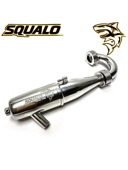 PICCO SQUALO DLC OFF ROAD ENGINE .21 CERAMIC ALU CARBURETTOR + INLINE EXHAUST 2166 PIC9699-COMBO