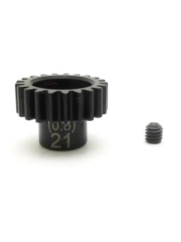 KYOSHO PIGNON MOTEUR 21 DENTS 1:8 (MOD 0.8-D5.0) ACIER PNGS0821