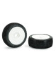 MATRIX NEUTRON 1:8 BUGGY TYRES PRE-GLUED WHITE WHEELS (2) M.NEU