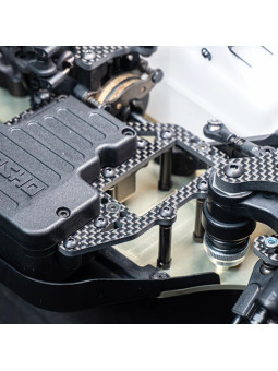 KOSWORK PLATINE CARBONE 3.0MM DE SERVO DE DIRECTION POUR INFERNO MP11 KOS04381-01