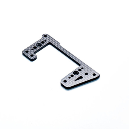 KOSWORK CARBON GRAPHITE 3.0MM THROTTLE SERVO PLATE FOR INFERNO MP11 KOS04381-03