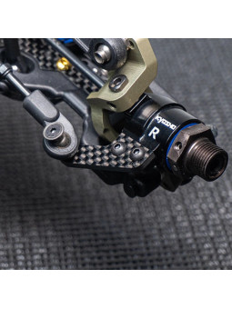 KOSWORK CARBON 3.0MM FRONT KNUCKLE PLATE FOR INFERNO MP11 (2) KOS04381-05